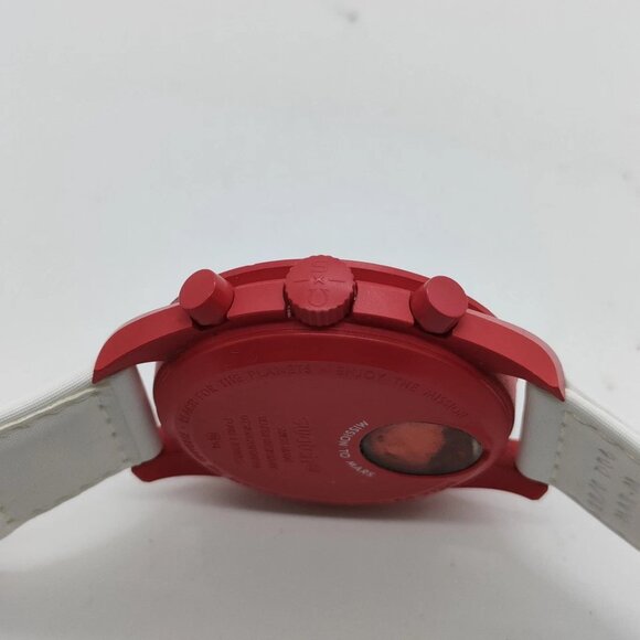 Omega x Swatch Watch 39mm Men's Whites 300-082025 - Picture 7 of 9